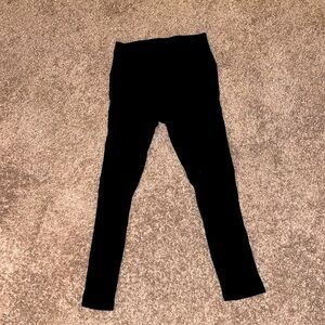 Pink black yoga pants